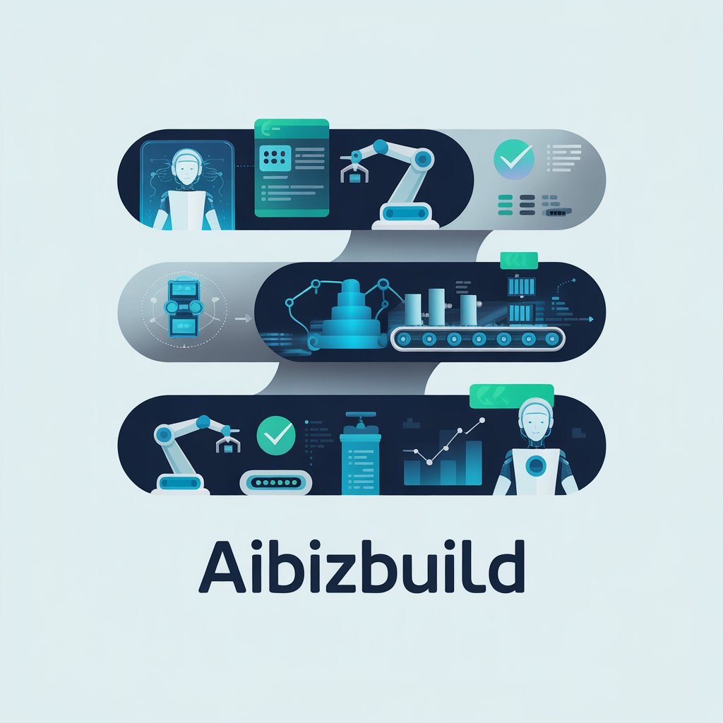 AI assistant concept illustration with automation icons